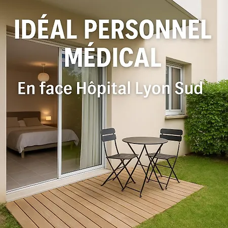 아파트 T1 Au Calme Hopitaux Lyon Sud Fac De Medecine Et Metro B Pierre-Bénite